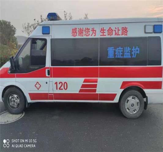 军垦路街道救护车出租服务案例3